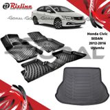 Honda CIVIC SEDAN 2012-2016 Paspas ve Bagaj Havuzu