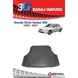 Honda Civic Sedan (Ies) 1996-2001 3D Bagaj Havuzu Bizymo - Siyah