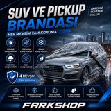 Honda Civic Toyota Corolla Cross Ile Uyumlu Suv Araba - Özel Üretim Oto Branda Çift Kat Milfonlu