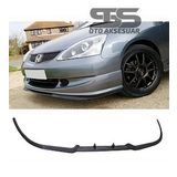 Honda Civic Typer K24 Cupra R Uyumlu Ön Lip Mat Siyah Ön Tampon Lip