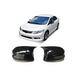Honda Civic Uyumlu Fb7 2012 Sonrası Batman Yarasa Ayna Kapağı (Parlak Siyah)