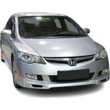 Honda Civic Uyumlu Fd6 (2006-2009) Makyajsız Kasa Için Makyajlı Ön Tampon Ek (Plastik)