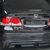 Honda Civic Uyumlu Fd6 (2006-2011) Mugen Rr Sağ Sol Çift Çıkış Arka Tampon Eki - Difüzör