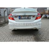 Honda Civic Uyumlu Fd6 Egzoz Görünümlü Difüzör