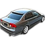 Honda Civic Vtec 2 2001-2006 Parlak Siyah Plastik Cam Üstü Spoiler