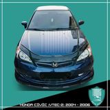 Honda Civic (Vtec-2) 2004 - 2006 Uyumlu Kaput Koruma Rüzgarlığı