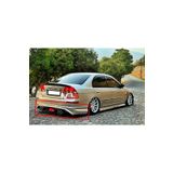 HONDA CİVİC VTEC 2 CUSTOM ARKA TAMPON EKİ FİBERGLASS BOYASIZ
