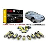 Honda Civic Vtec 2001-2006 LED İç Aydınlatma Ampul Seti FEMEX Parlak Beyaz
