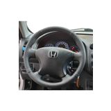 Honda Civic Vtec2 Araca Özel Direksiyon Kılıfı Direksiyon Uyumlu (NOKTALI DÜZ SİYAH DERİ)