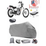 Honda Cmx 250 Rebel Branda Gri Arka Çanta Uyumlu(Topcase) Motosiket Brandası Motor Örtüsü Çadır Su Geçirmez Motosiklet Kılıfı Motor Brandası,lastikli,taşıma Torbalı