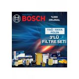 Honda Cr-V 2.0 Bosch Filtre Bakım Seti 2007-2013 R20 3kp