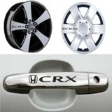 Honda CR-X Kapı Kolu Jant Sticker Yapıştırma 8 Adet
