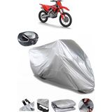 Honda Crf 450 R Arka Çanta Uyumlu Motosiklet Brandası Lüx Kalite Kalın Yüksek Kalite - Gri