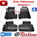 Honda Crv 3D Paspas Havuzlu Siyah 2007-2012 Arası 4 Prç. Rizline