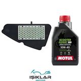 Honda Dio 110 Motul Yağ Ve Hava Filtre Bakım Seti Bs0011
