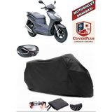 Honda Dylan 125 Branda Siyah Arka Çanta Uyumlu(Topcase) Motosiket Brandası Motor Örtüsü Çadır Su Geçirmez Motosiklet Kılıfı Motor Brandası,lastikli,taşıma Torbalı