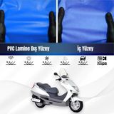 Honda Fes 250 Foresight Motosiklet Brandası Su Geçirmez Branda Mavi Branda Motor Branda - Bağlantı Klipsi