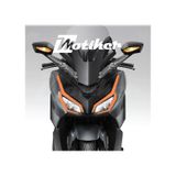 Honda Forza 2023-2024-2025 Yılları Uyumlu Turuncu Far Filmi Far Tasarım Sticker