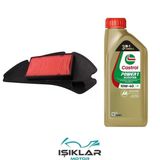 Honda Honda Dylan 150 Castrol Yağ Ve Hava Filtre Bakım Seti Bs0037