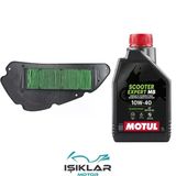 Honda Honda Sh 125İ Motul Yağ Ve Hava Filtre Bakım Seti Bs0008