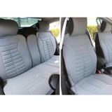 Honda HR-V Lüx Oto Koltuk Minderi Ön Arka 5'li Set FIVESTAR Serisi GRİ 99-18