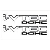 Honda I-Vtec Dohc Oto Sticker 2 Adet