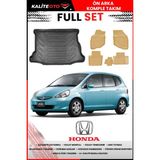 Honda Jazz 2004 Model 4d Bagaj ve Pro Serisi Havuzlu Bej Paspas Takımı - Siyah