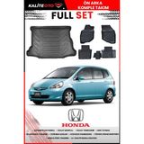 Honda Jazz 2004 Model 4d Bagaj ve Pro Serisi Havuzlu Paspas Takımı - Siyah