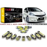 Honda Jazz 2008-2015 2. Nesil Led Iç Aydınlatma Ampul Seti Parlak Beyaz - FEMEX