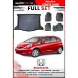 Honda Jazz 2011 Model 4d Bagaj ve Pro Serisi Havuzlu Paspas Takımı - Siyah