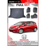 Honda Jazz 2014 Model 4d Bagaj ve Pro Serisi Havuzlu Paspas Takımı - Siyah