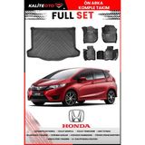 Honda Jazz 2015-2019 4d Bagaj ve Pro Serisi Havuzlu Paspas Takımı - Siyah