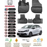 Honda Jazz 2024 Model 4d Araca Özell Havuzlu Kokusuz Paspas Takımı - Siyah