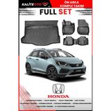 Honda Jazz 2025 Model 4d Bagaj ve Pro Serisi Havuzlu Paspas Takımı - Siyah