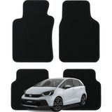 Honda Jazz 6. Nesil (2020 Sonrası) Özel Kesim Tam Uyumlu Lüx Oto Halı Paspas - Siyah