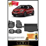 Honda Jazz Crosstar 2020 ve Sonrası Araca Özel 3D Havuzlu Paspas & Bagaj Havuzu Seti+(Hediyeli!) - Siyah