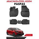 Honda Jazz Executive 2024 Model Araca Özel Havuzlu Paspas Takım - Siyah