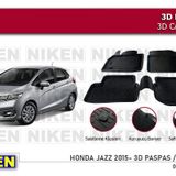 Honda Jazz Havuzlu 3d Paspas Niken Siyah 2015-sonrası