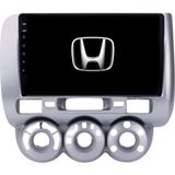 Honda Jazz Manuel Klima 9"inch Android 14 Multimedya Sistemi 4-64 Navimex (2002-2008-SİLVER) - Şeffaf