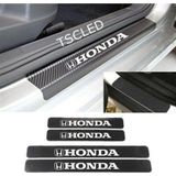 Honda Karbon Kapı Eşiği Koruma Sticker Yapıştırma (4lu Set)