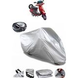 Honda Kinetic Dx Arka Çanta Uyumlu Motosiklet Brandası Lüx Premium Kalite - Gri