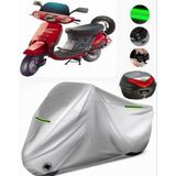 Honda Kinetic Dx Arka Çanta Uyumlu Motosiklet Brandası Premium (Kilit Uyumlu)-Gri