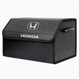 Honda Marka Logolu Oto Bagaj Organizer Çanta Oto Bagaj Çantası 2 Bölmeli Suni Deri 48 Cm X 31 Cm X 29 Cm