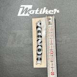 Honda Metal Gümüş Silver Ön Cam Oval 8,5 Cm Damla Sticker Etike