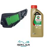 Honda Pcx 125 14-17 Castrol Yağ Ve Hava Filtre Bakım Seti Bs0033