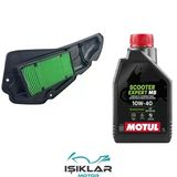 Honda Pcx 125 14-17 Motul Yağ Ve Hava Filtre Bakım Seti Bs0033