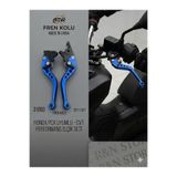 Honda PCX 125 / 150 Uyumlu Katlanır Ayarlı Spor Fren Maneti Takımı (Sağ - Sol Ön Arka) MAVİ -R&N STORE