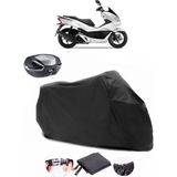 Honda Pcx 150 Arka Çanta Uyumlu Siyah Motosiklet Branda Su Geçirmez Dayanıklı Kumaş
