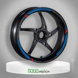 Honda Pcx 2021-2024 Uyumlu Jant Şeridi M Power Mavi(Gogo)