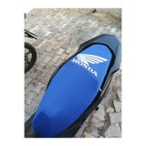 Honda Pcx, Dio, Activa, Sh Uyumlu Mavi Scuba Kumaş Motosiklet Koltuk Kılıfı
